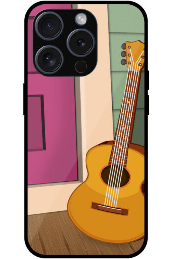 Acoustic Guitar Picture Art Metal TPU Printed Case
