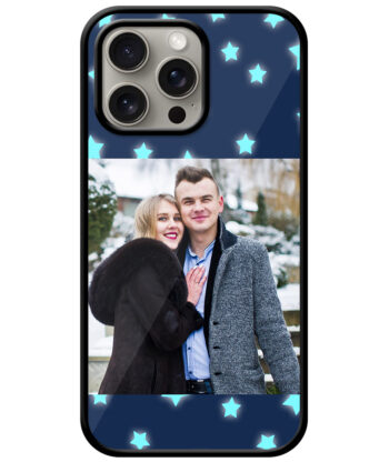 Shining Stars Night View Customised Glossy Metal TPU Mobile Cover