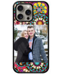 Multicolor Abstract Artwork Customised Glossy Metal TPU Mobile Cover