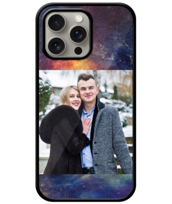 Supernova Cosmic Explosion Customised Glossy Metal TPU Mobile Cover