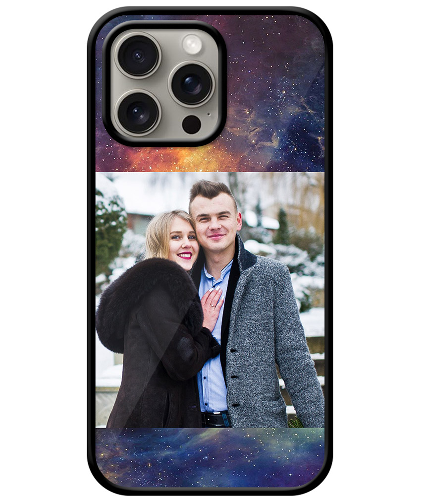 Supernova Cosmic Explosion Customised Glossy Metal TPU Mobile Cover