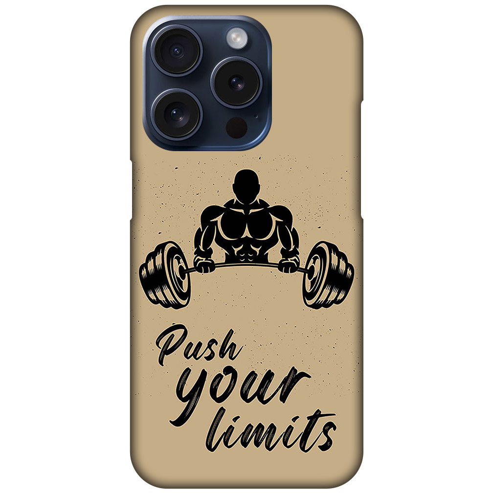 Push Your Limits Sketchart Hard Plastic Printed Case