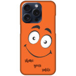 Happy Smiling Face Clipart Hard Plastic Printed Case
