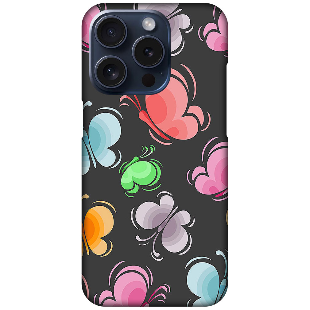 Unique Butterfly Pattern Hard Plastic Printed Case