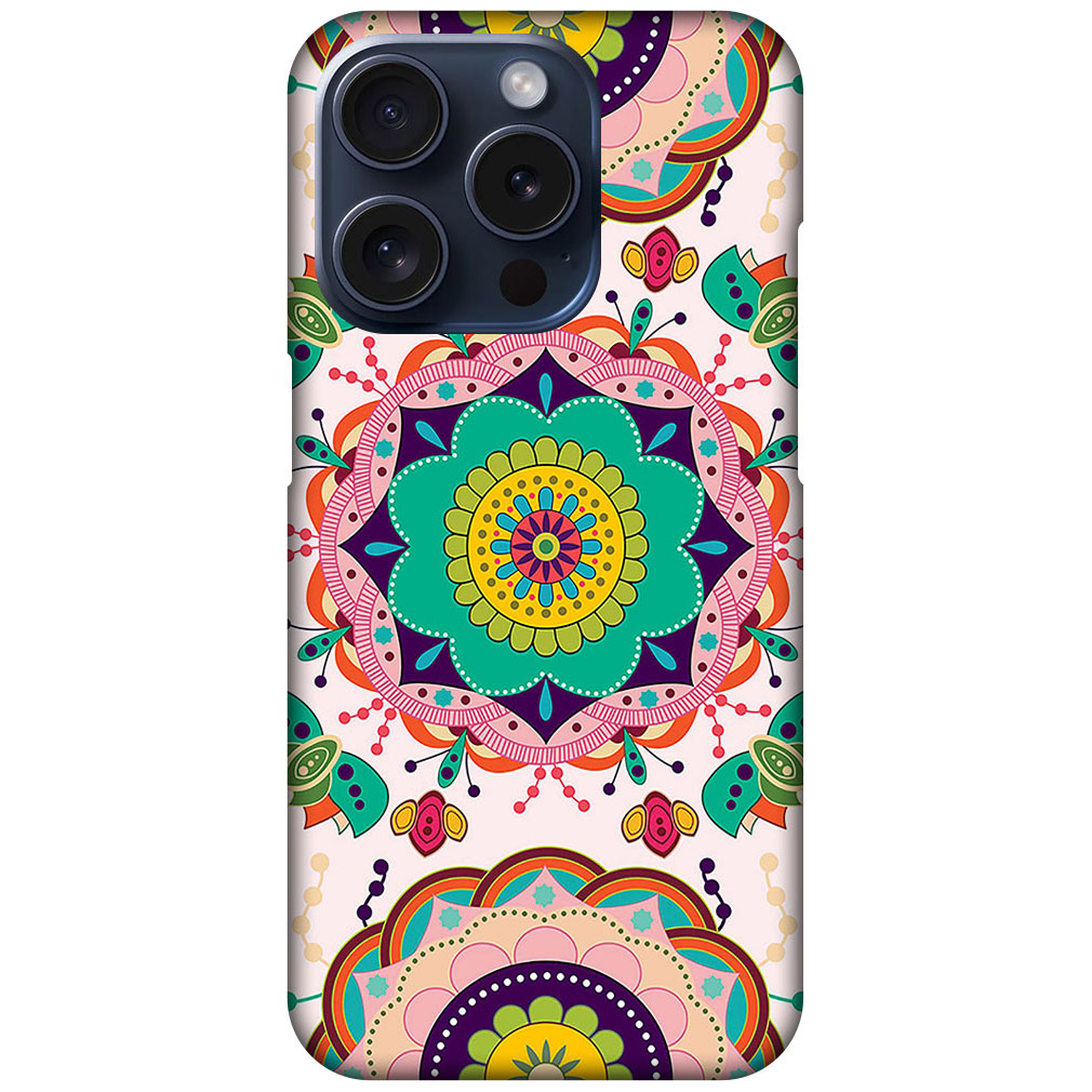 Multicolor Rangoli Artwork Hard Plastic Printed Case
