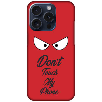 Angry Eyes Graphic Illustration Hard Plastic Printed Case