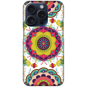 Multicolor Rangoli Artwork Hard Plastic Printed Case