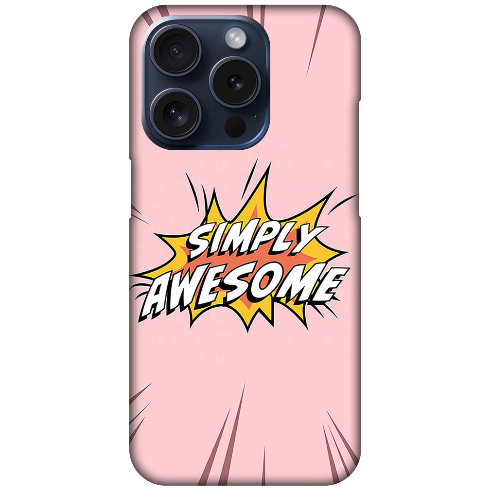 Simply Awesome Vector Design Hard Plastic Printed Case