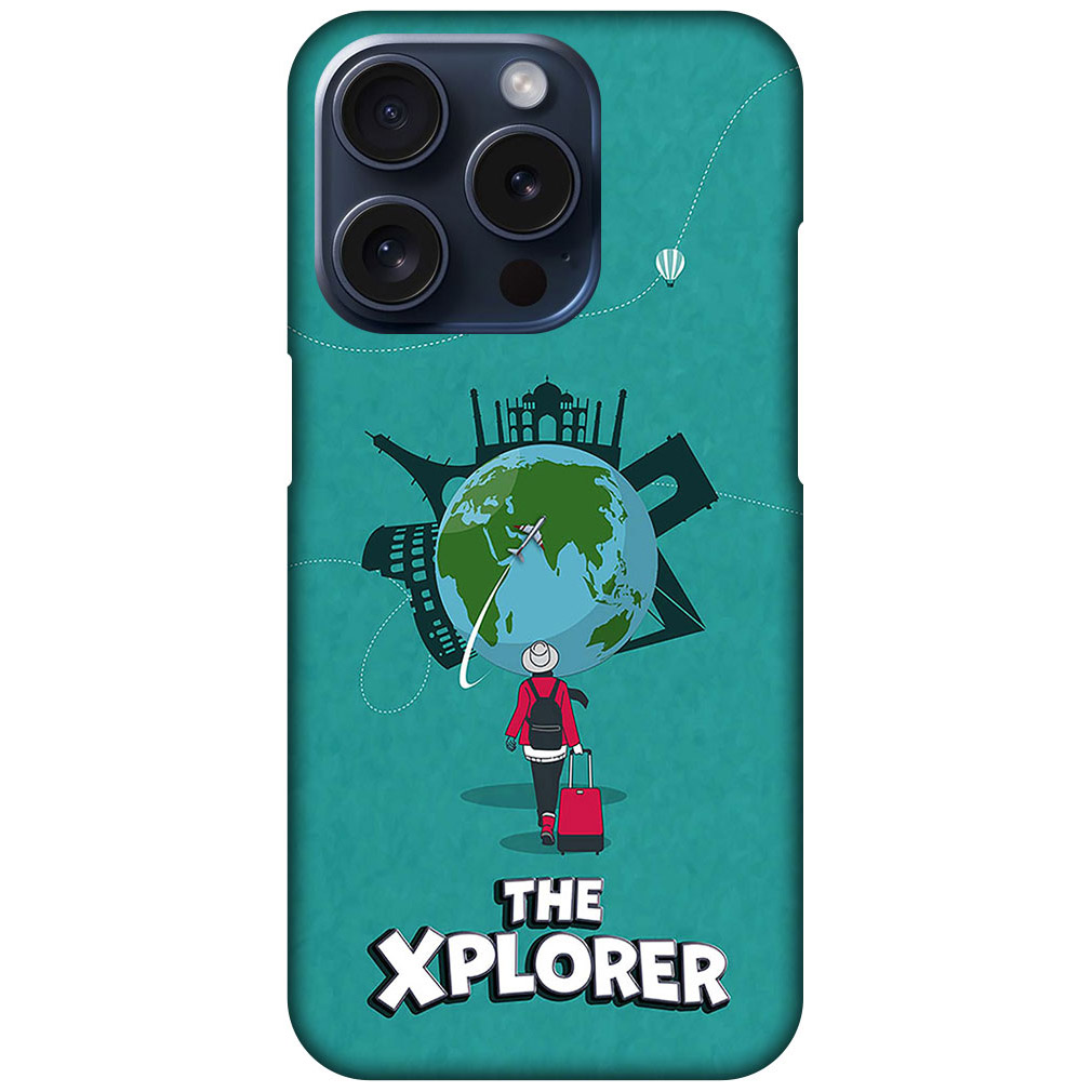 The Xplorer Vector Illustration Hard Plastic Printed Case