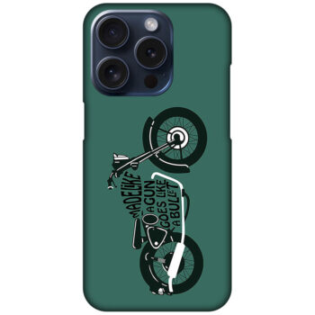Cool Vintage Bike Vector Design Hard Plastic Printed Case