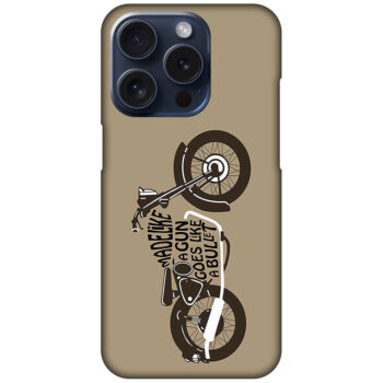 Cool Vintage Bike Vector Design Hard Plastic Printed Case
