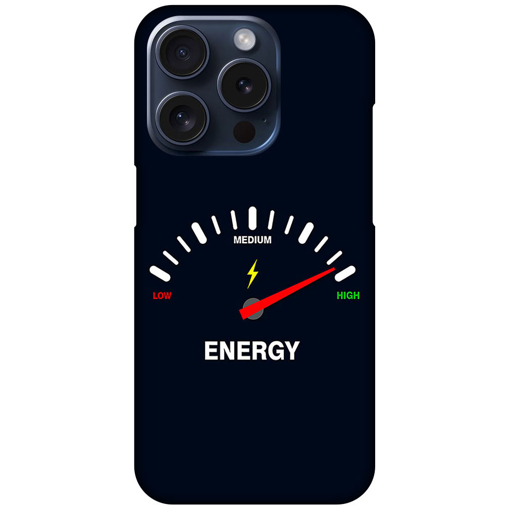 Energy Meter Vector Illustration Hard Plastic Printed Case