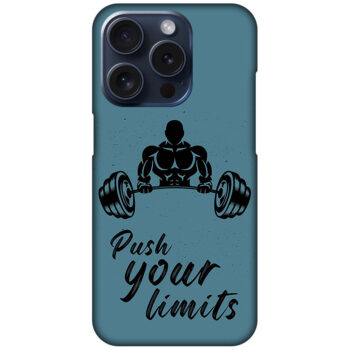 Push Your Limits Sketchart Hard Plastic Printed Case