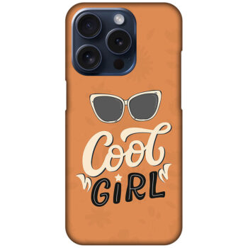 Cool Girl Stylish Vector Design Hard Plastic Printed Case
