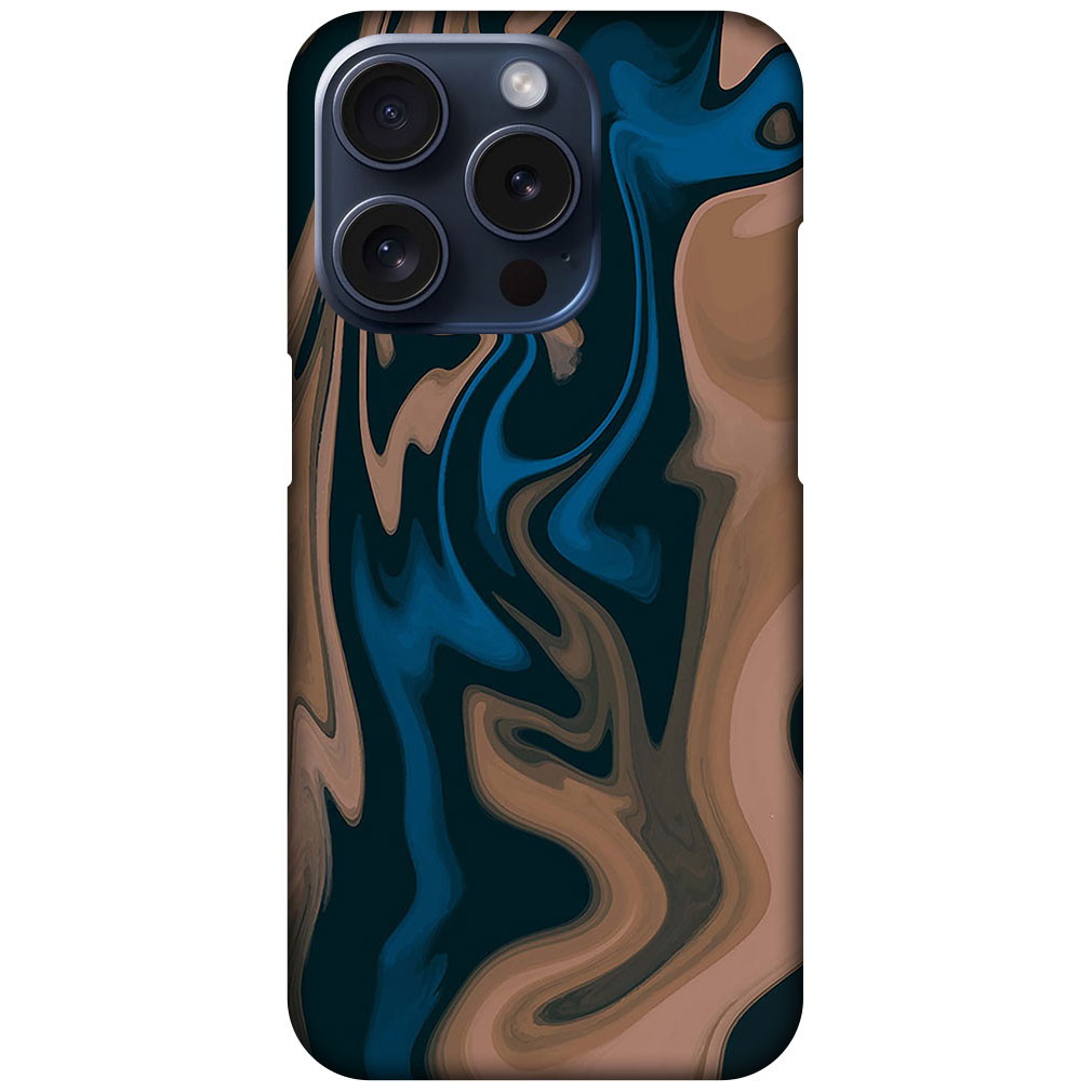 Artistically Beautiful Paintmix Design Hard Plastic Printed Case