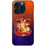 Lord Ganesha Abstract Painting Hard Plastic Printed Case