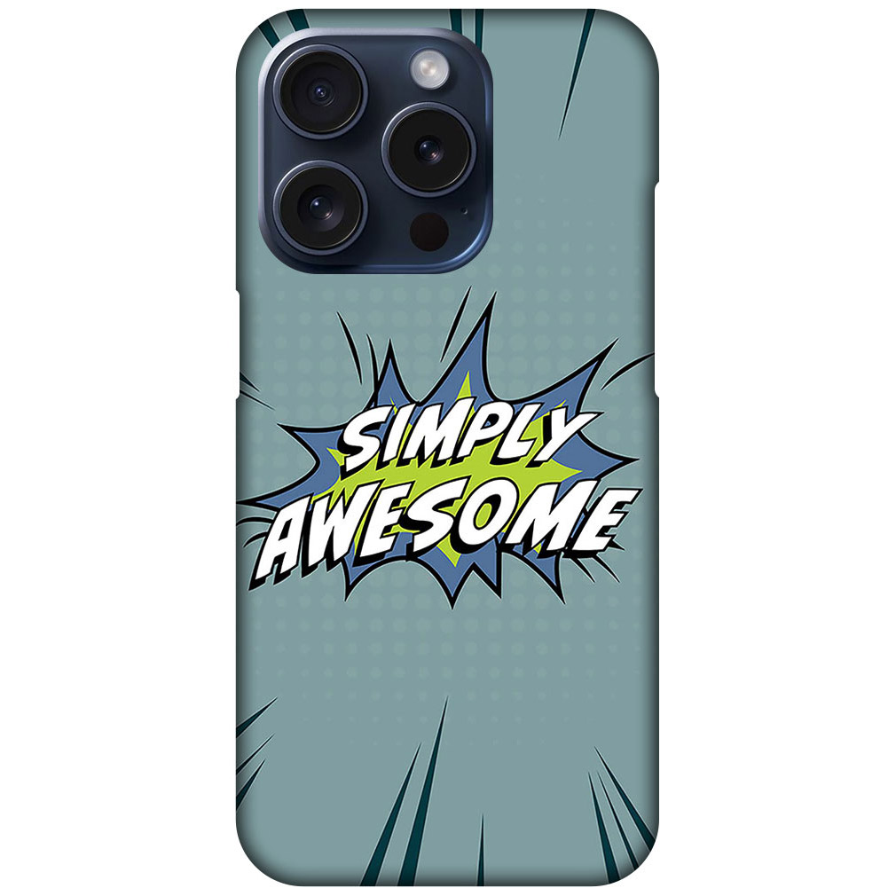 Simply Awesome Vector Design Hard Plastic Printed Case