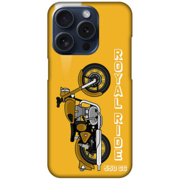 Royal Ride 550cc Motorbike Design Hard Plastic Printed Case