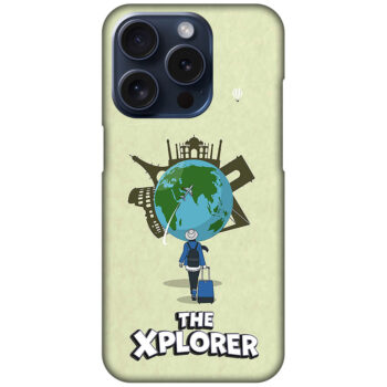 The Xplorer Vector Illustration Hard Plastic Printed Case