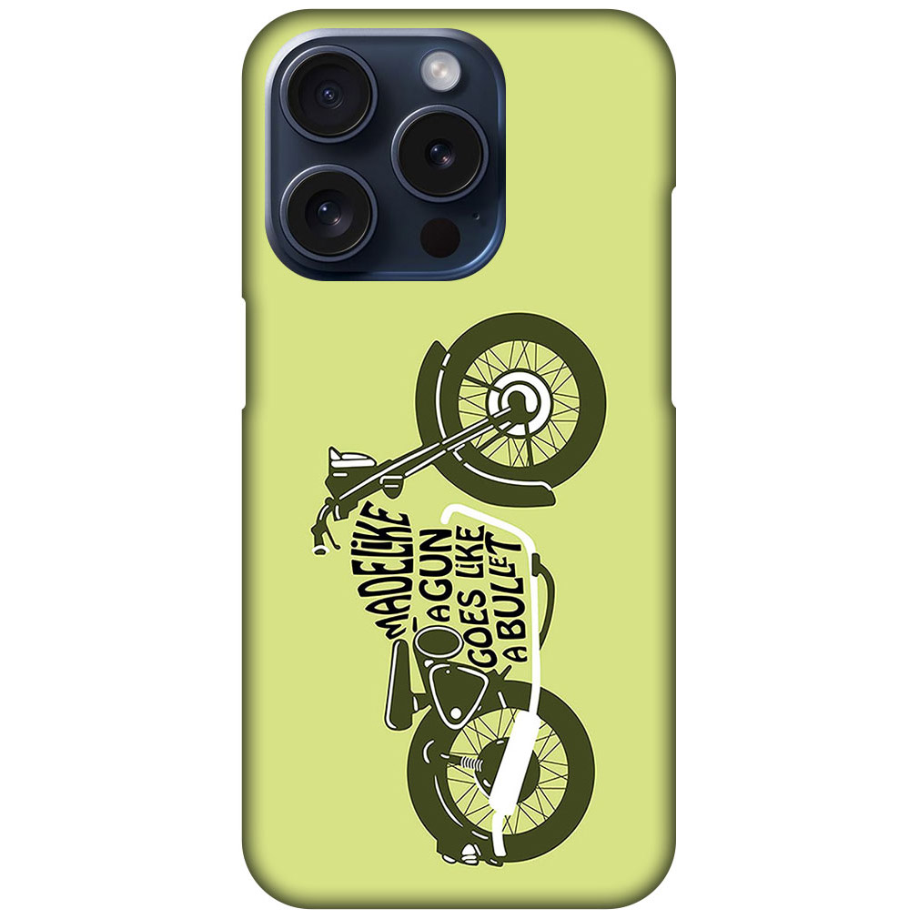 Cool Vintage Bike Vector Design Hard Plastic Printed Case