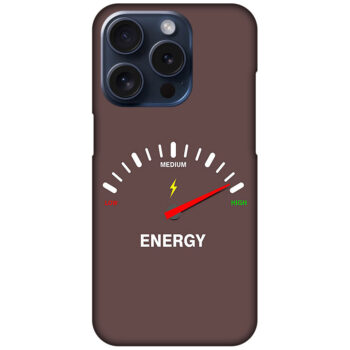 Energy Meter Vector Illustration Hard Plastic Printed Case