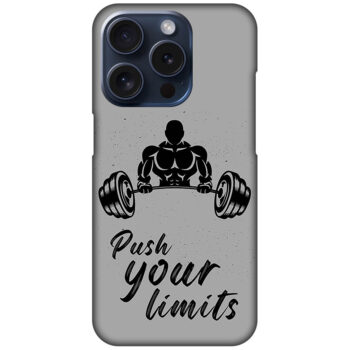 Push Your Limits Sketchart Hard Plastic Printed Case