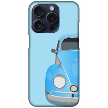Classic Volksvagen Beetle Car Illustration Hard Plastic Printed Case