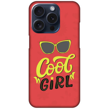 Cool Girl Stylish Vector Design Hard Plastic Printed Case