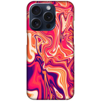 Artistically Beautiful Paintmix Design Hard Plastic Printed Case