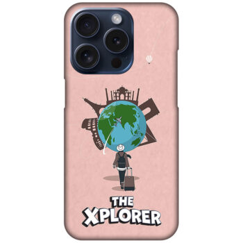 The Xplorer Vector Illustration Hard Plastic Printed Case