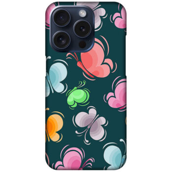 Unique Butterfly Pattern Hard Plastic Printed Case