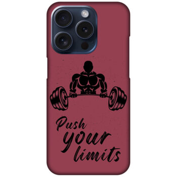 Push Your Limits Sketchart Hard Plastic Printed Case