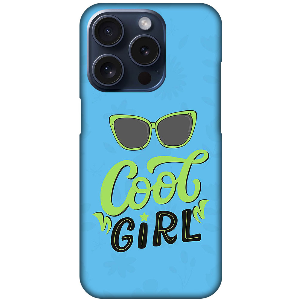 Cool Girl Stylish Vector Design Hard Plastic Printed Case