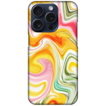 Artistically Beautiful Paintmix Design Hard Plastic Printed Case