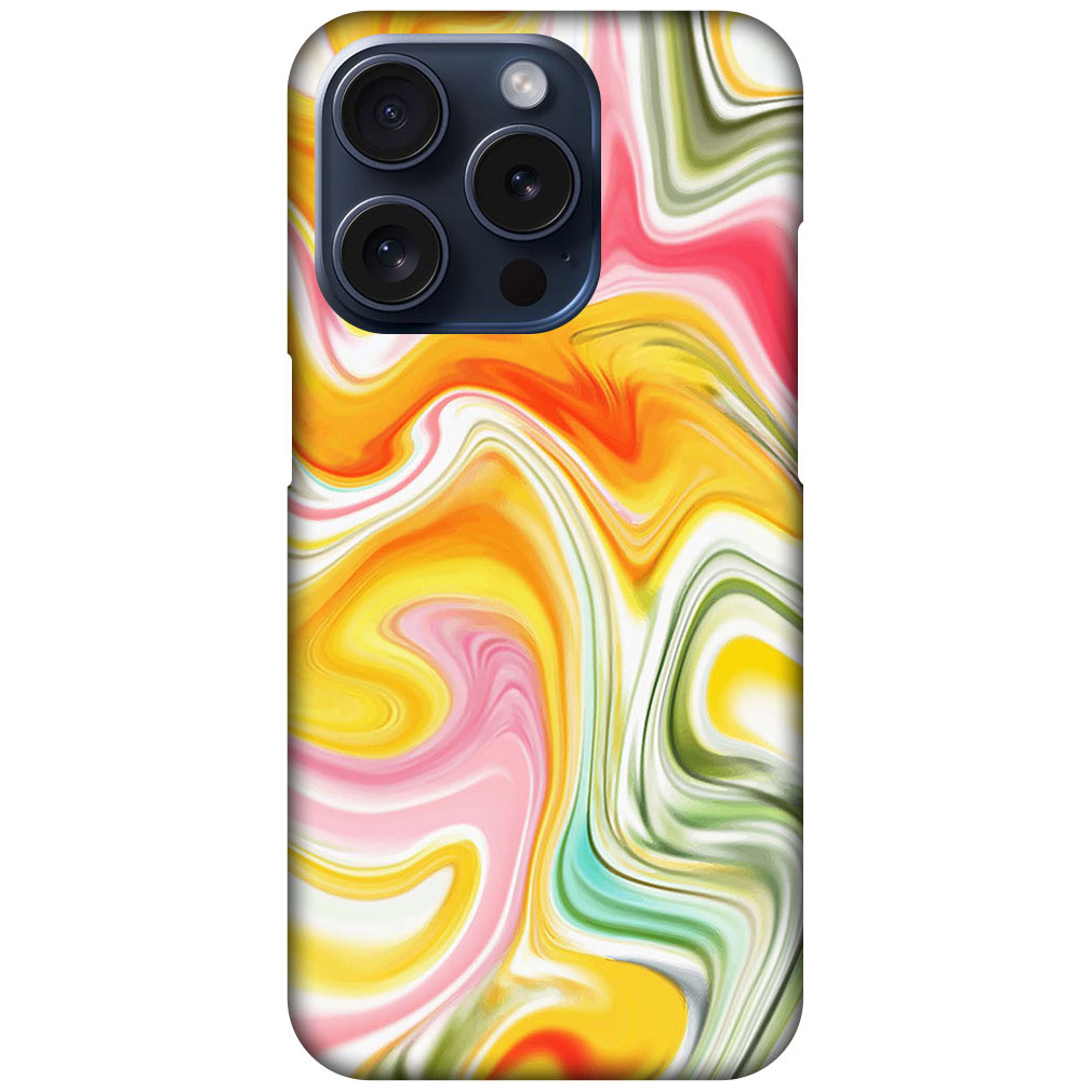 Artistically Beautiful Paintmix Design Hard Plastic Printed Case
