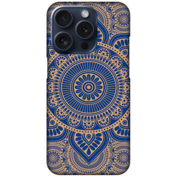 Elegant Gold Mandala Design Hard Plastic Printed Case