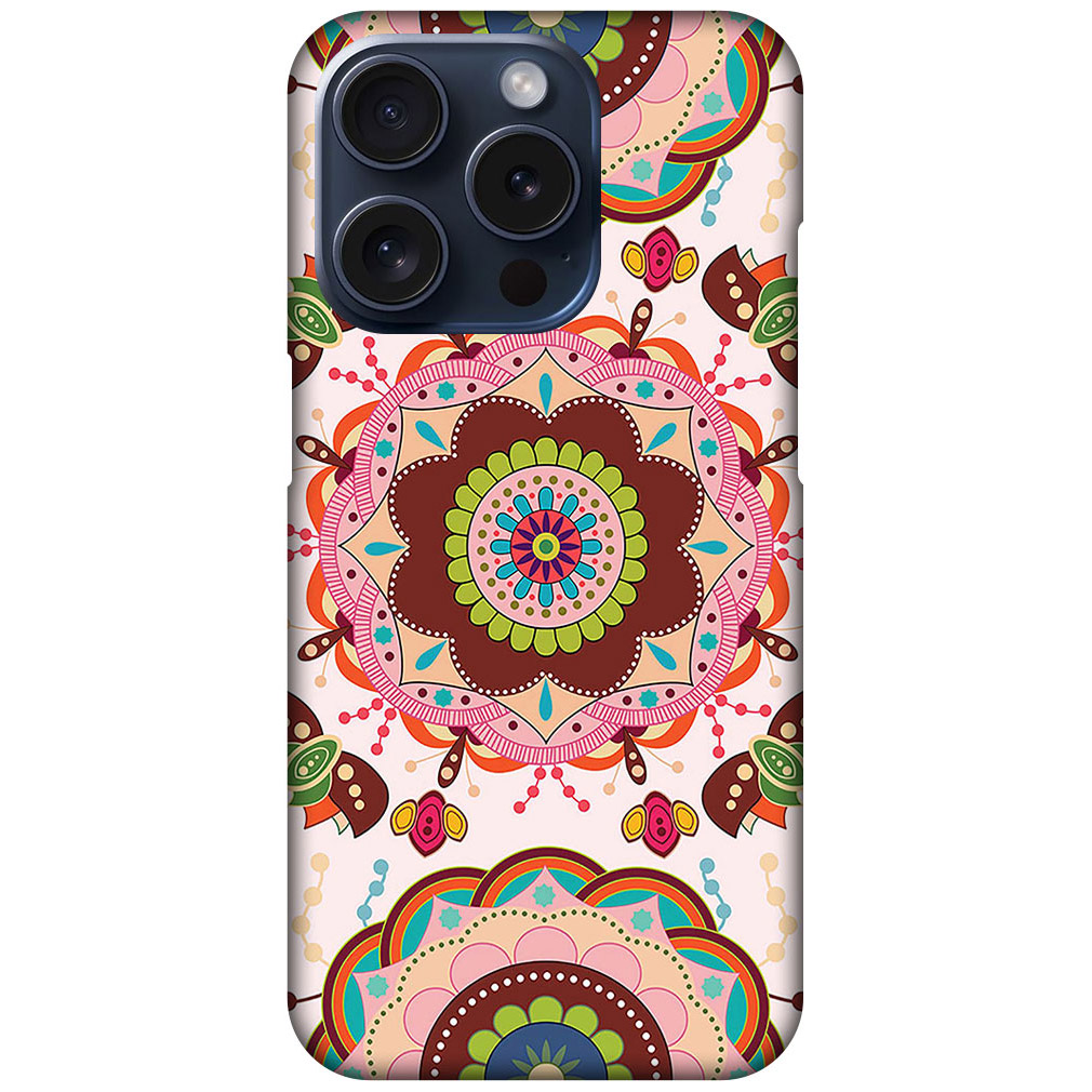 Multicolor Rangoli Artwork Hard Plastic Printed Case
