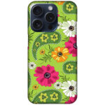 Daisy Flower Vector Illustration Hard Plastic Printed Case