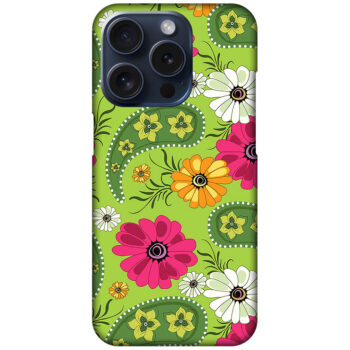 Daisy Flower Vector Illustration Hard Plastic Printed Case
