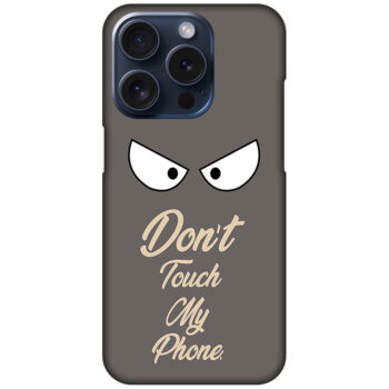 Angry Eyes Graphic Illustration Hard Plastic Printed Case