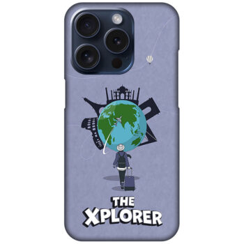 The Xplorer Vector Illustration Hard Plastic Printed Case
