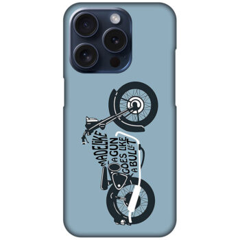 Cool Vintage Bike Vector Design Hard Plastic Printed Case