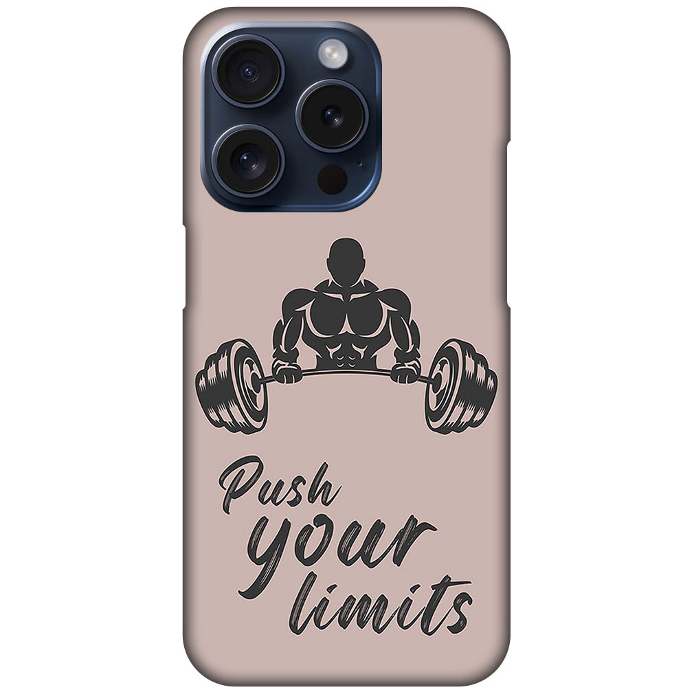 Push Your Limits Sketchart Hard Plastic Printed Case