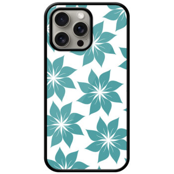 Alluring Flower Pattern Metal TPU Printed Case