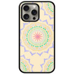 Allure Round Rangoli Mandala Design Metal TPU Printed Case
