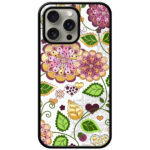 Fascinating Seamless Floral Pattern Metal TPU Printed Case