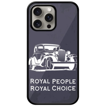 Classic Vintage Car Sketchart Metal TPU Printed Case