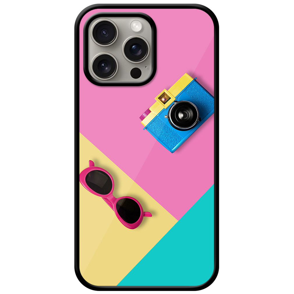 Cute Camera Wallpaper Metal TPU Printed Case