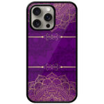 Decorative Semicircle Mandala Art Metal TPU Printed Case