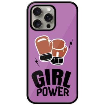 Girl Power Vector Design Metal TPU Printed Case